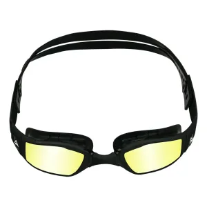 Aqua Sphere Ninja.A - Black/Black:Yellow Titanium Mirrored