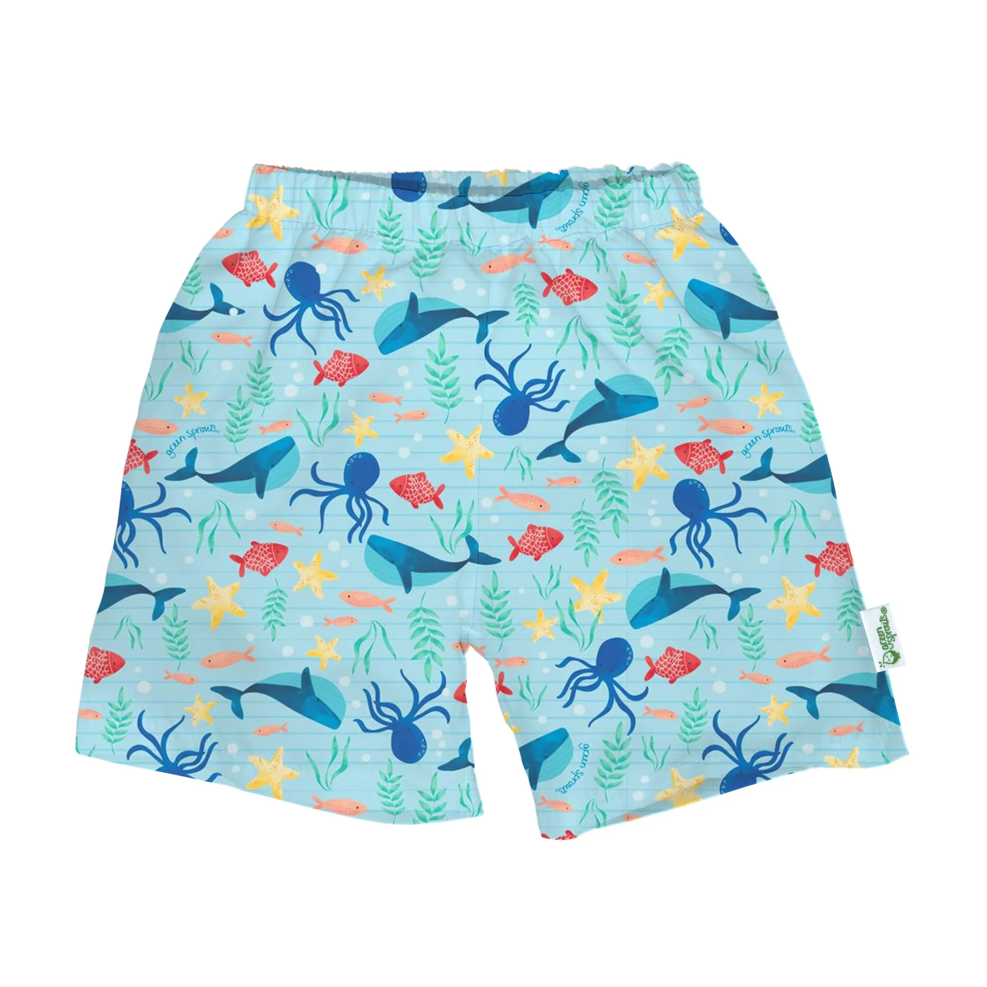 Classic Trunks with Built-in Reusable Absorbent Swim Diaper