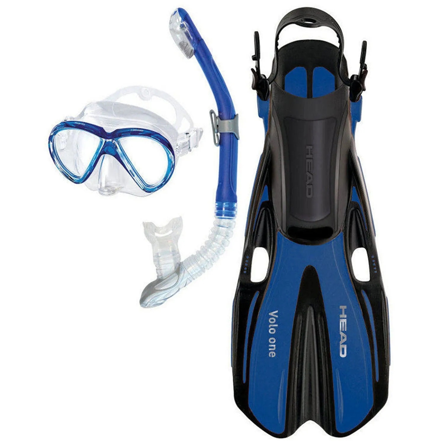 Head Adult Marlin Purge/ Marlin Dry/ Volo One Mask, Snorkel and Fin Set