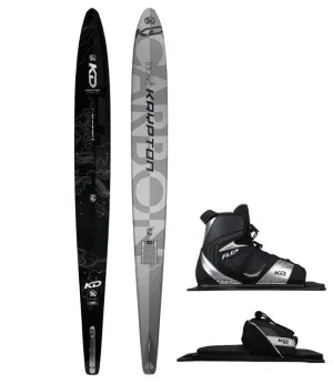 KD Krypton Carbon Slalom Ski with Flex Boot & RTP (2025)