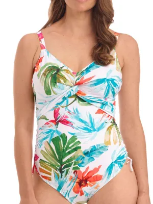 Kiawah Island Twist Front Swimsuit - Aquamarine