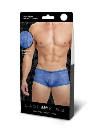 Lace King Lace Boxers S//m Blu