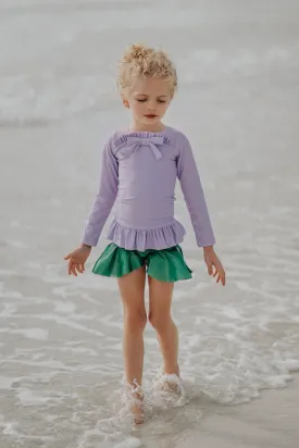 Mermaid Princess Rash Guard Swim Set