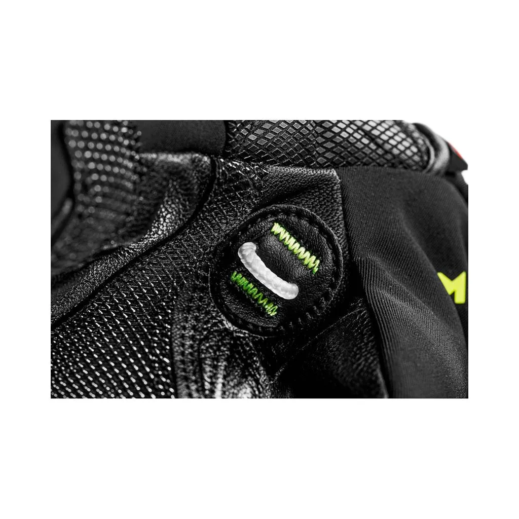 Mitts Leki Junior WCR Coach 3D - Black/Ice Lemon