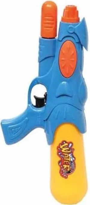 Otterdene Pump & Shoot Water Gun Blue/Yellow (Length 35 cm)