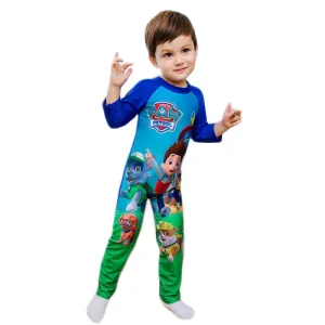 Paw Patrol Full Sleeve Superhero Swimming Costumes for Boys & Girls