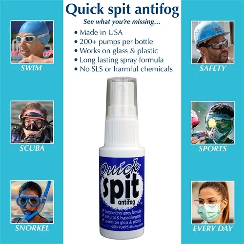 Quick SPIT Mask Antifog Spray (1 0z.)