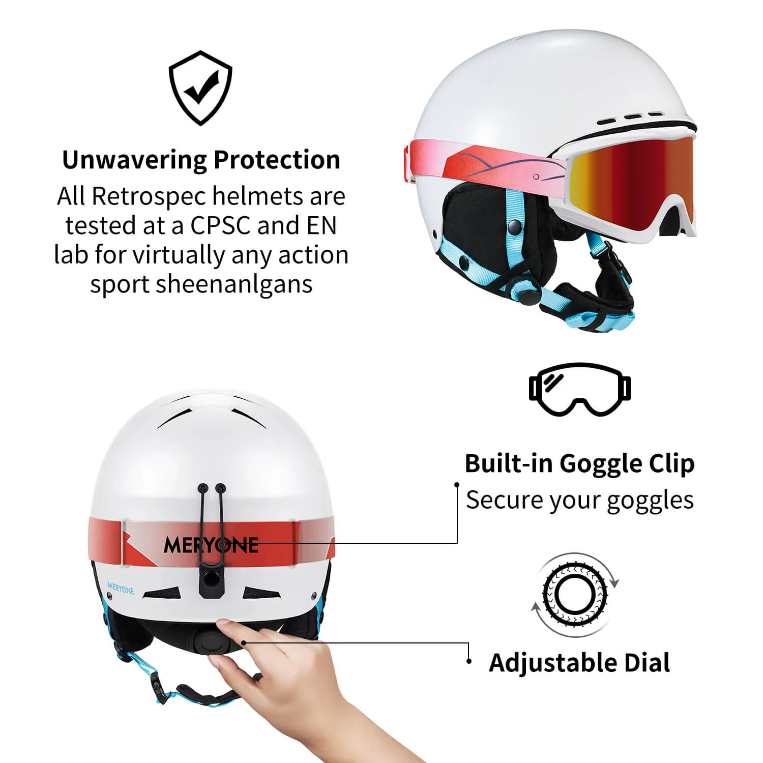 Snowboard Helmet Kids- S / Swan