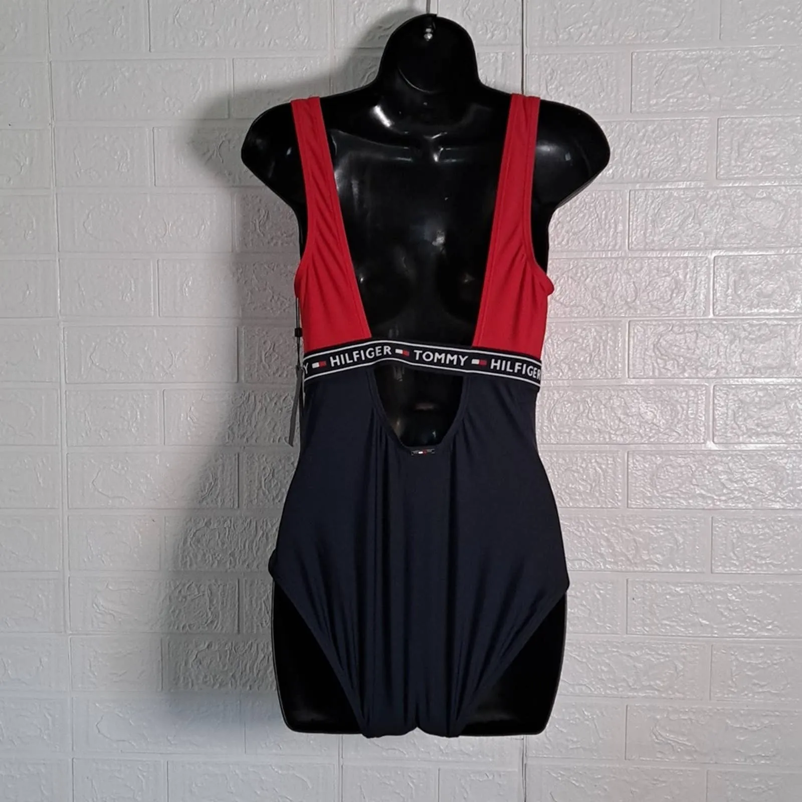 TOMMY HILFIGER Logo One-Piece Swimsuit Medium