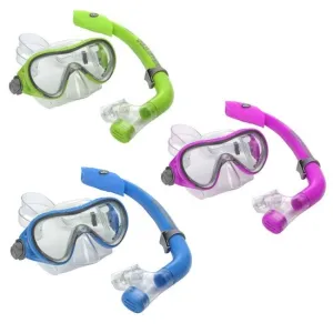 U.S. Divers Coral Mask  -  Island Dry JR. Snorkel